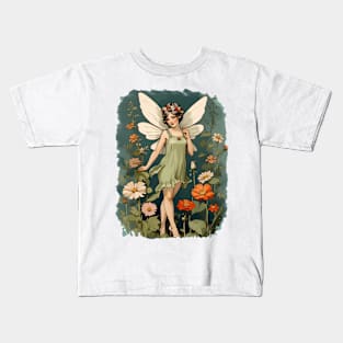 Cute 1920s Fairy Kids T-Shirt